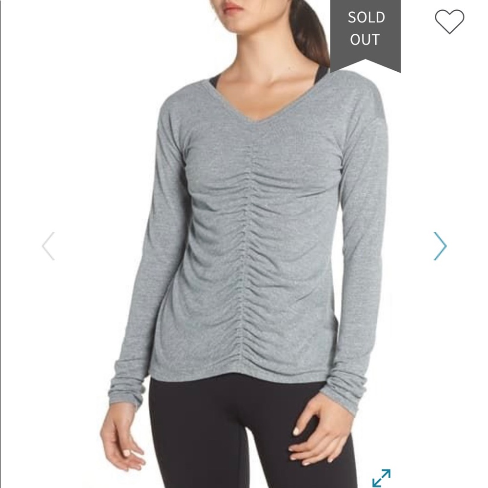 Zella Amara Reversible Ruched T-Shirt